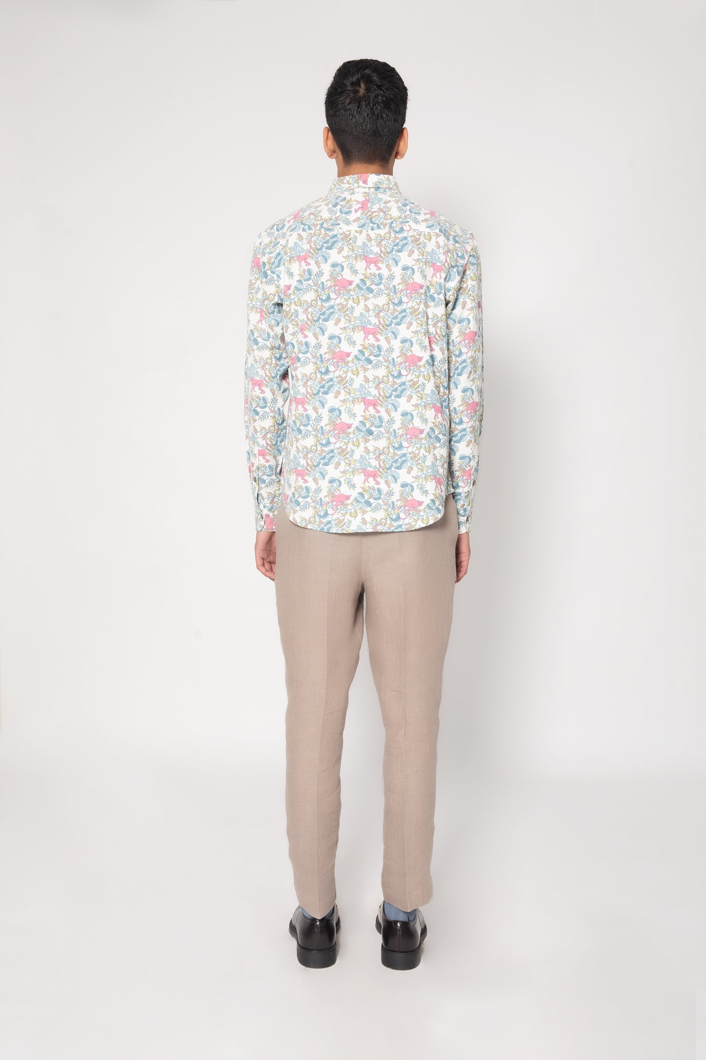 Printed Monkey Palash Shirt