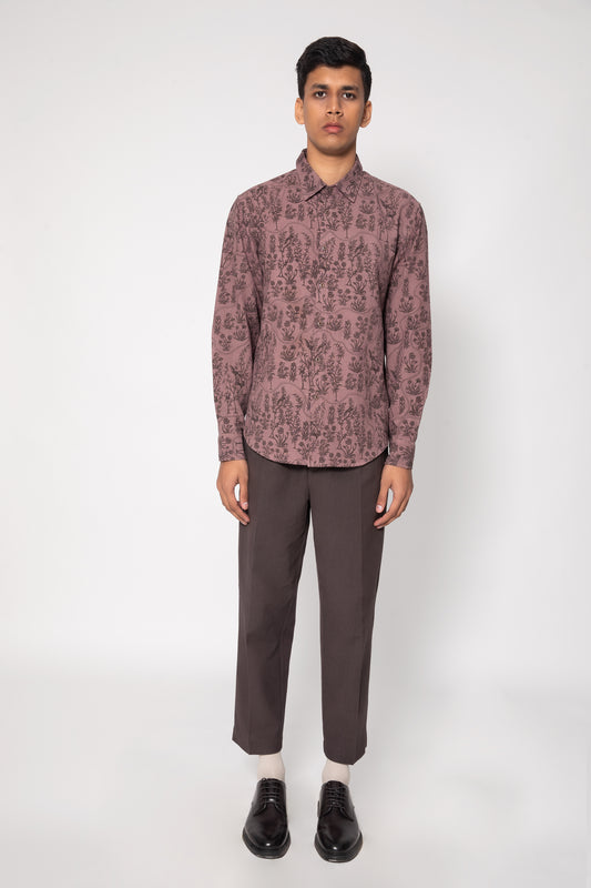 Printed Garden Casual Shirt