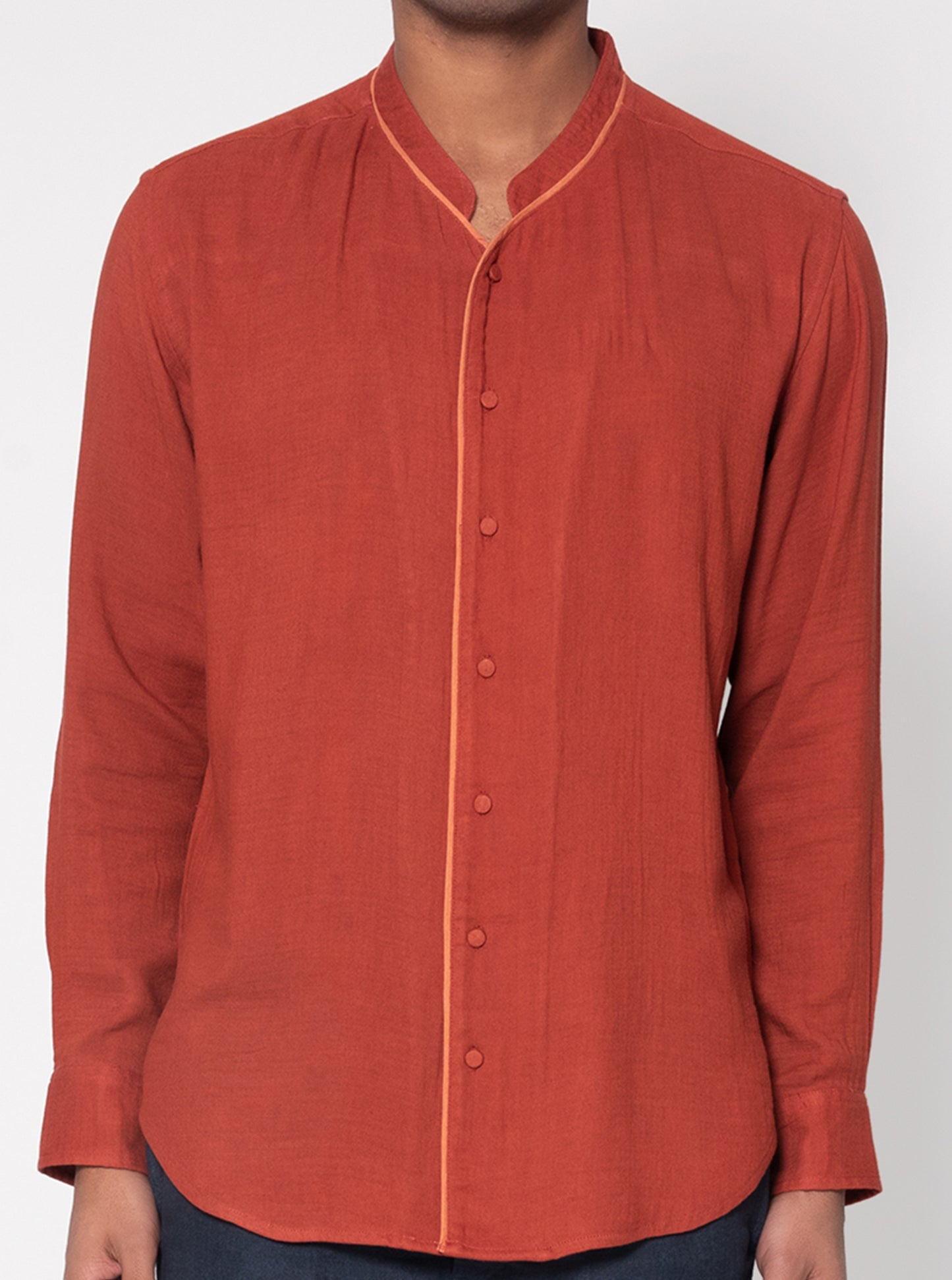 Contrast Detailed Casual Shirt