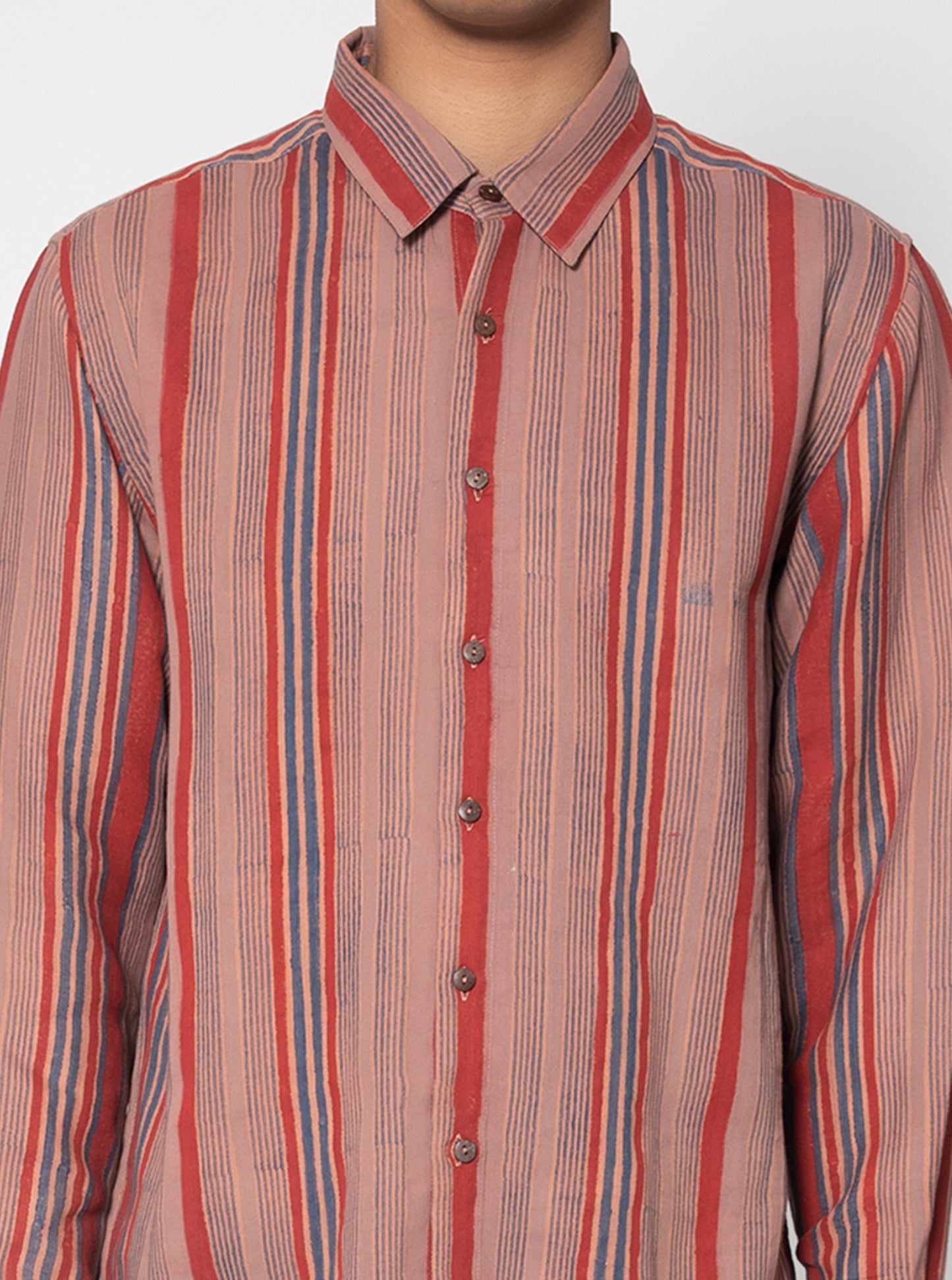 Printed Baiadera Stripe Casual Shirt