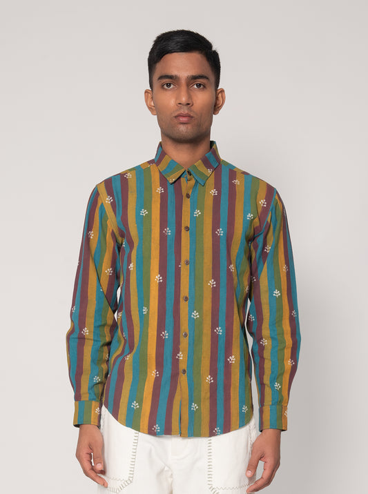 Printed Moonleaf Casual Shirt
