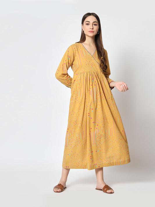 Mustard 'Sitaare' Dress