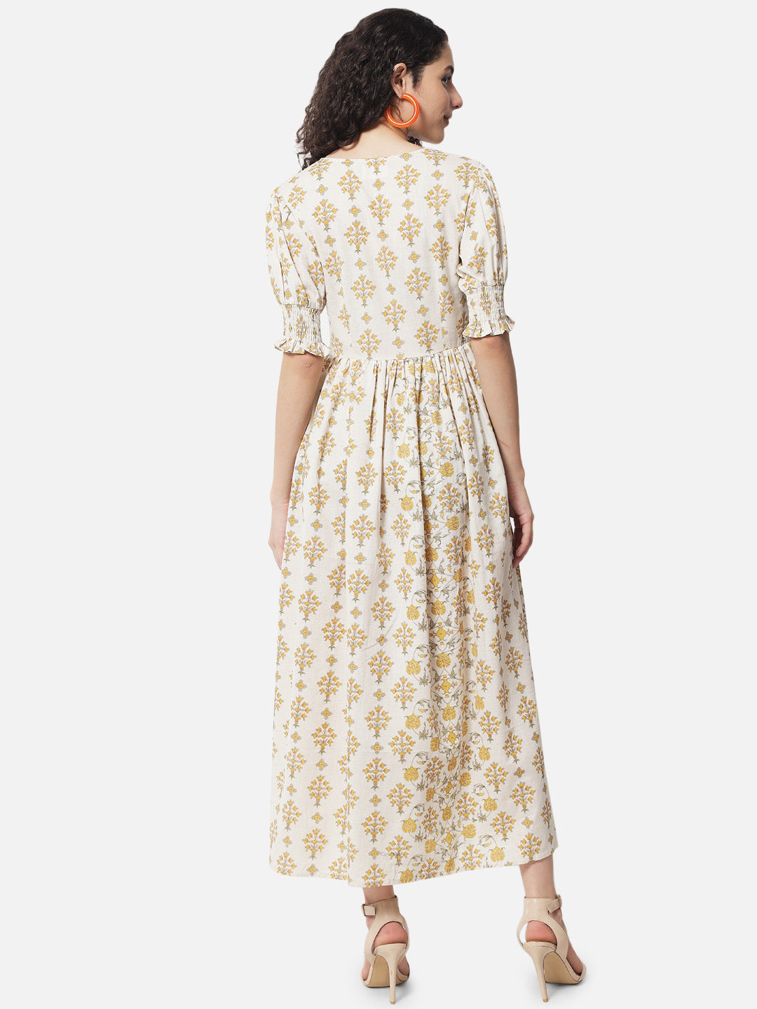 Cotton Printed Victorian Dress