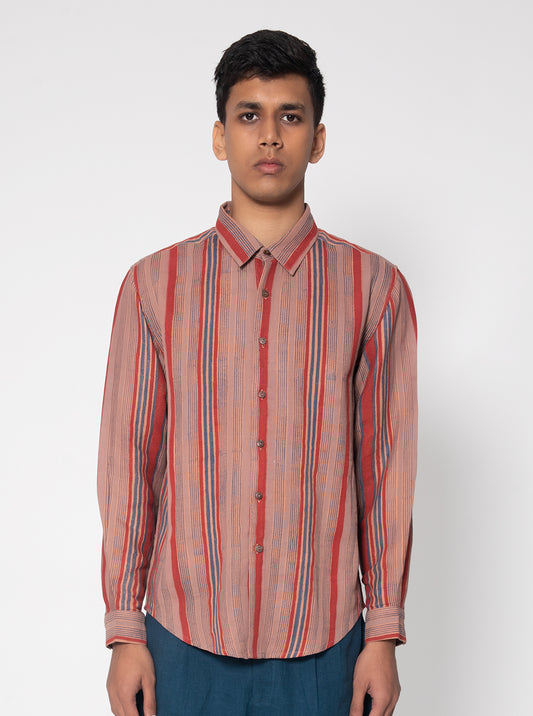 Printed Baiadera Stripe Casual Shirt
